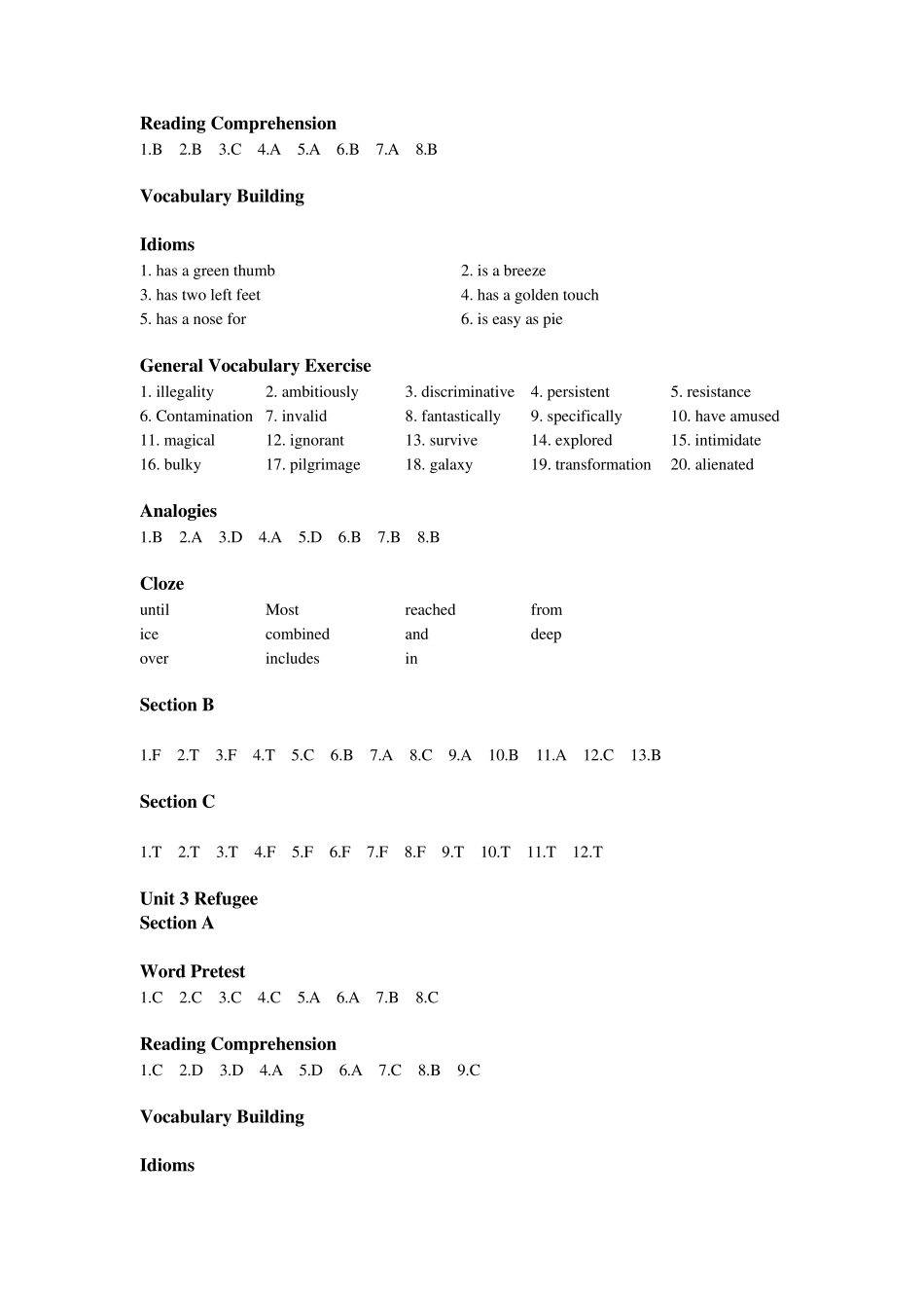 上外版泛读教程第四册答案_第2页