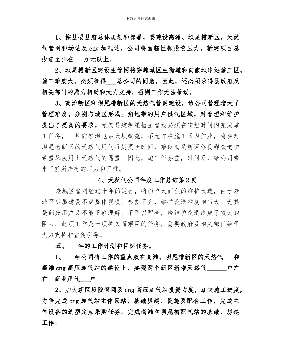 2024年天然气公司年度工作总结_第3页