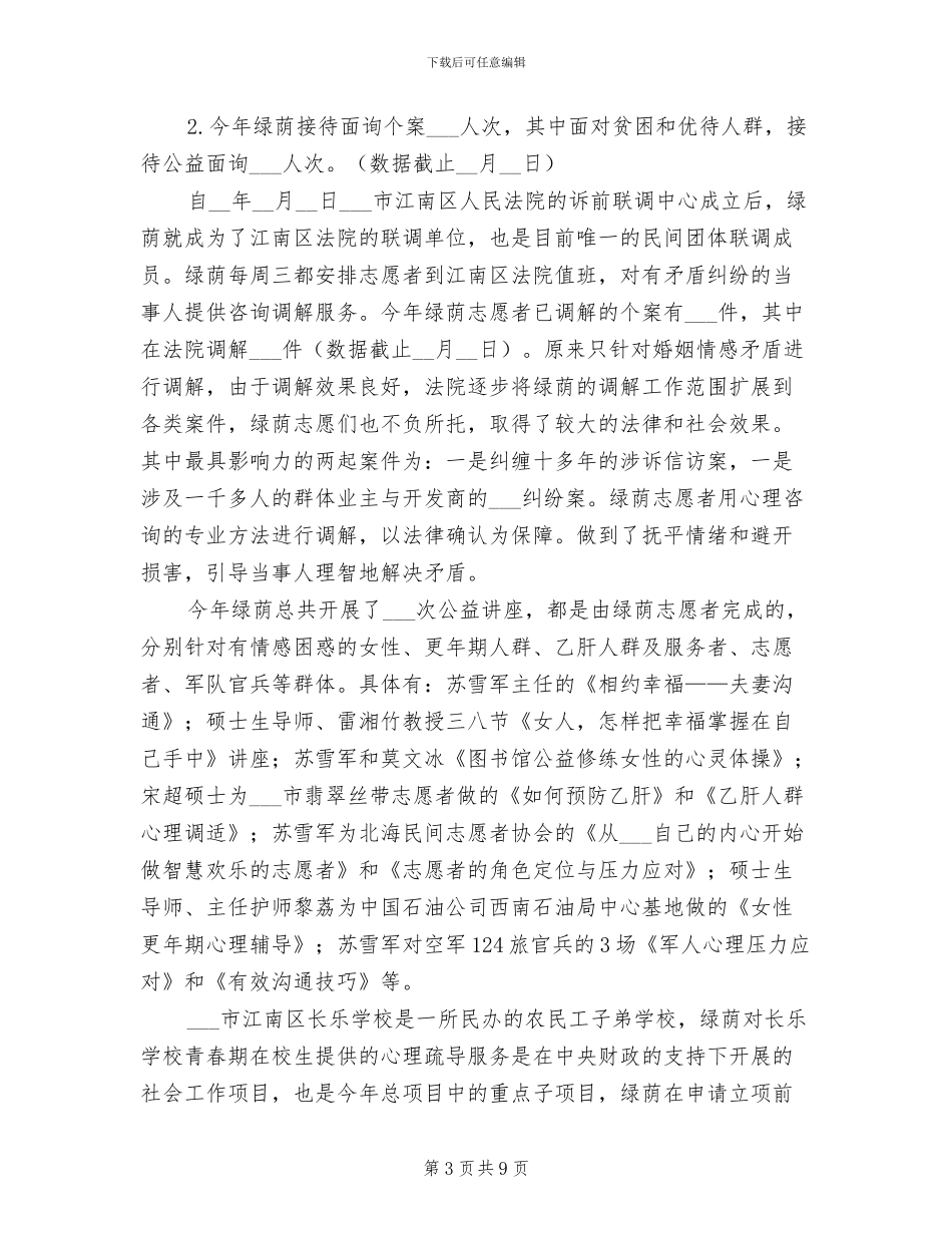 2024年妇女咨询中心工作总结范文_第3页