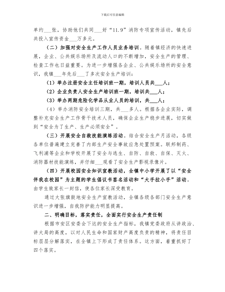 2024年安全生产负责人的工作总结_第2页