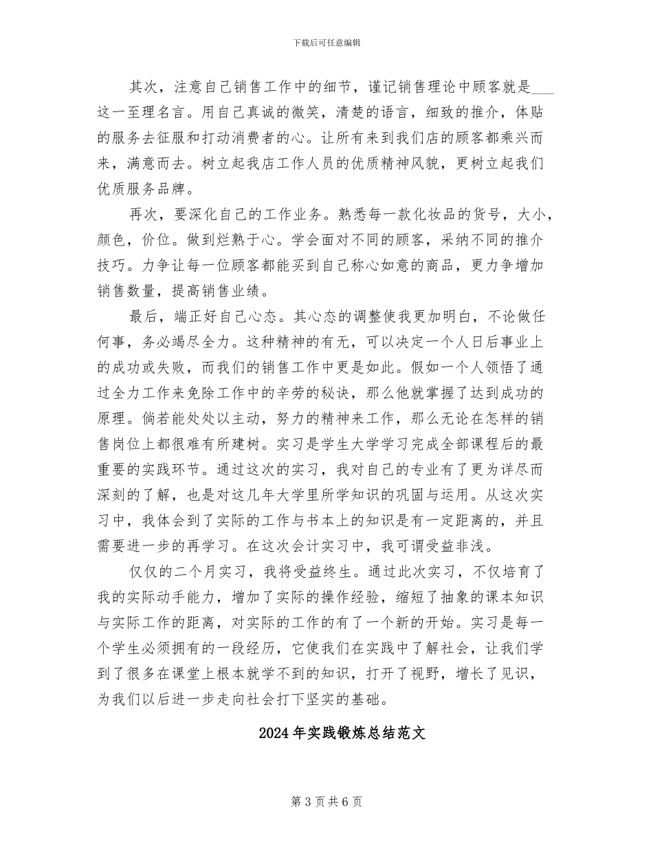 2024年实践销售情况小结_第3页