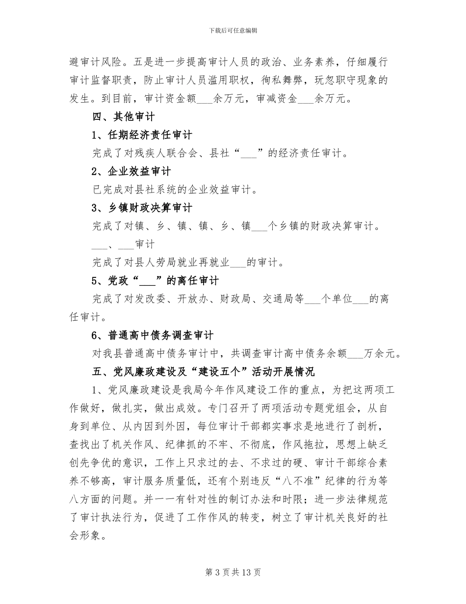 2024年审计局年终总结报告_第3页