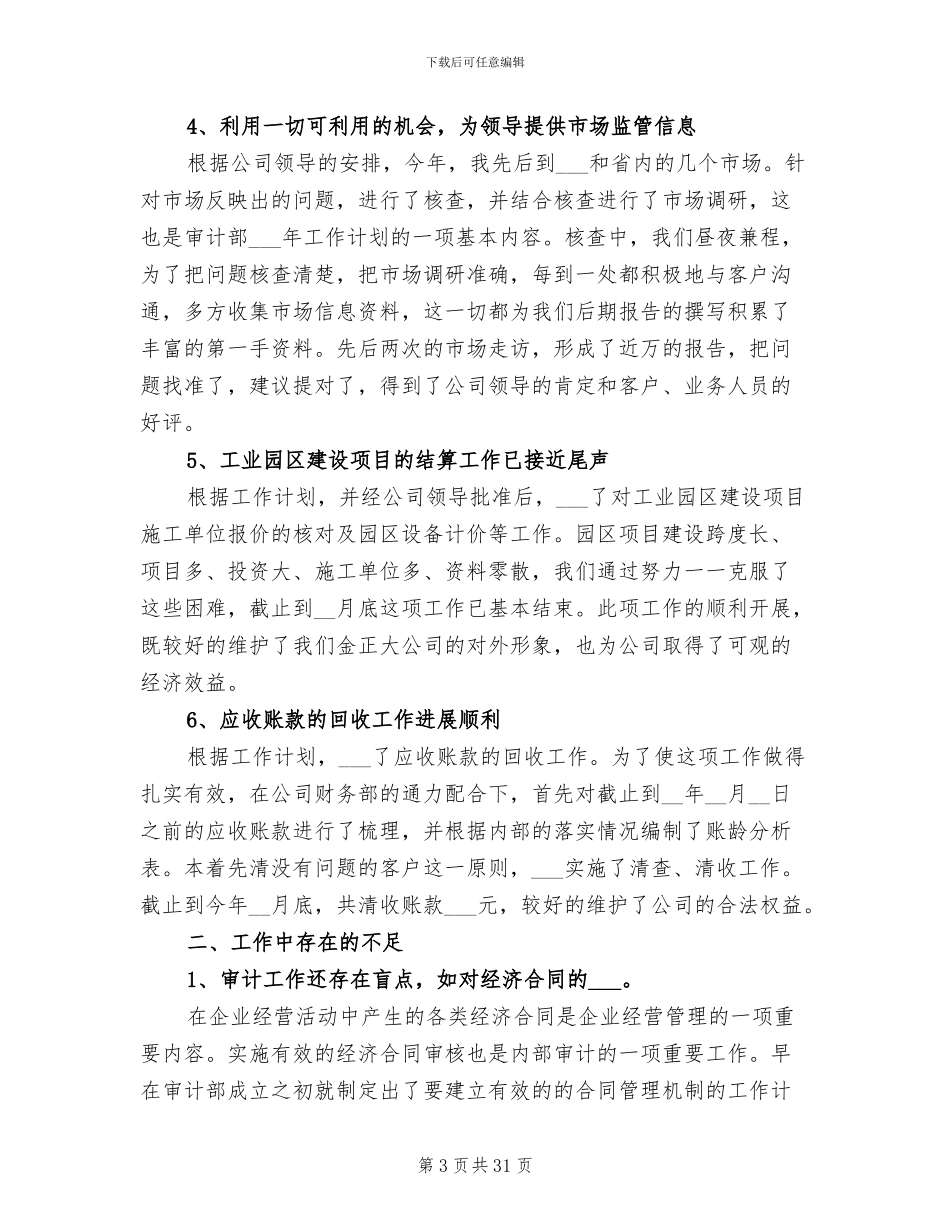 2024年审计部工作总结模板_第3页
