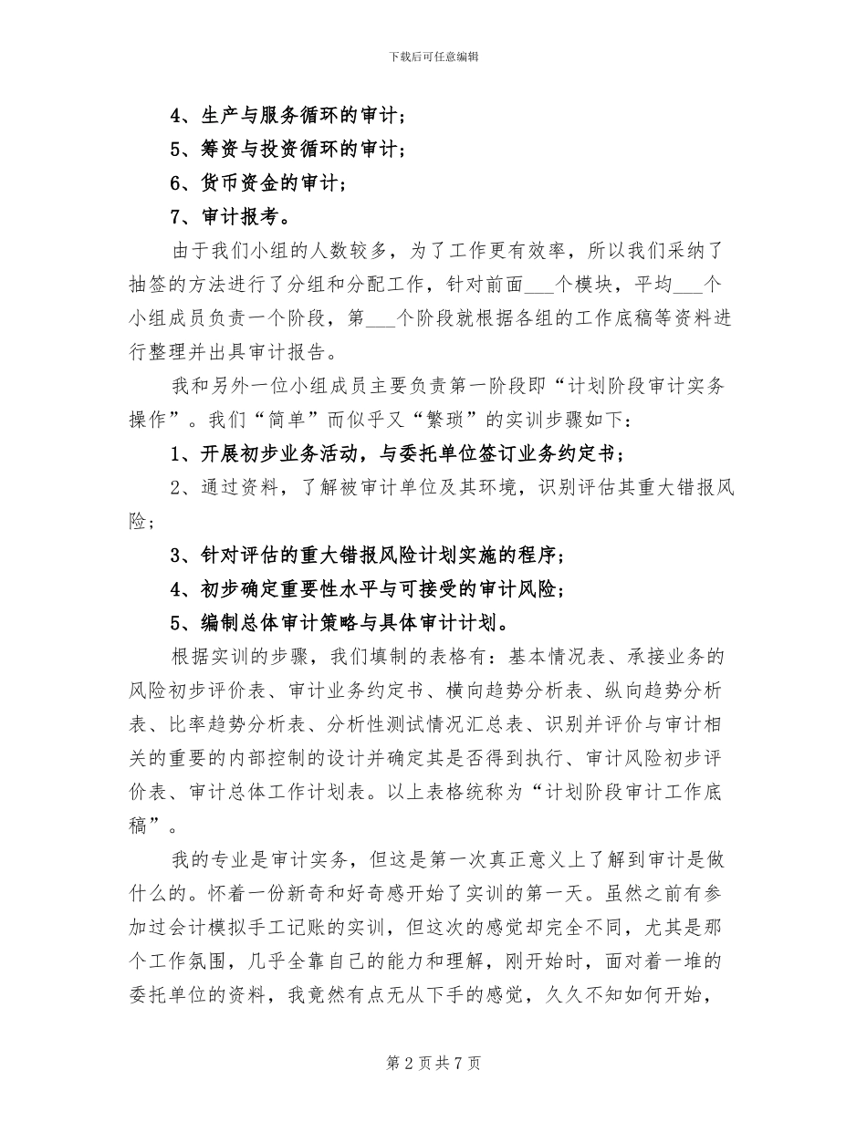 2024年审计实习报告总结_第2页