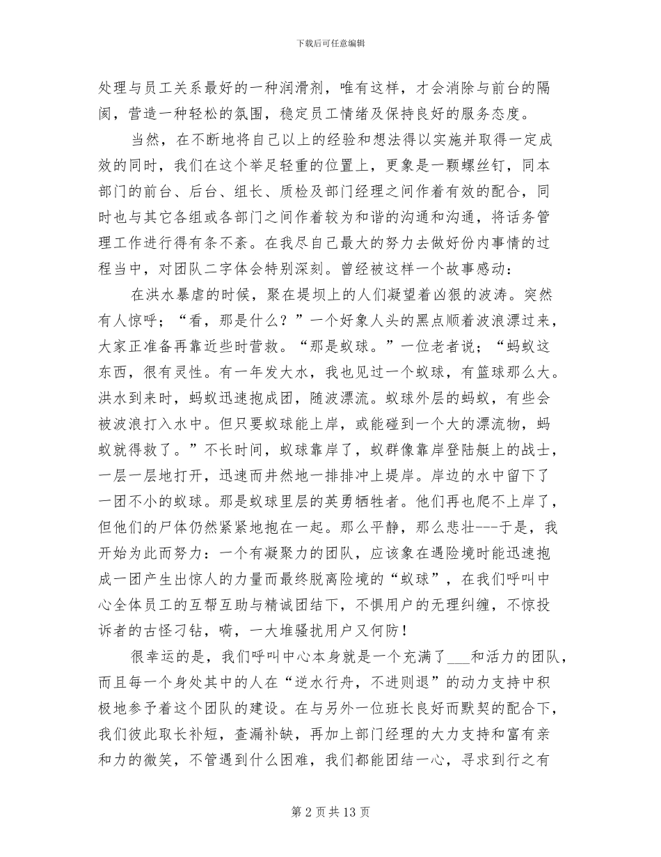 2024年客服工作总结个人版_第2页