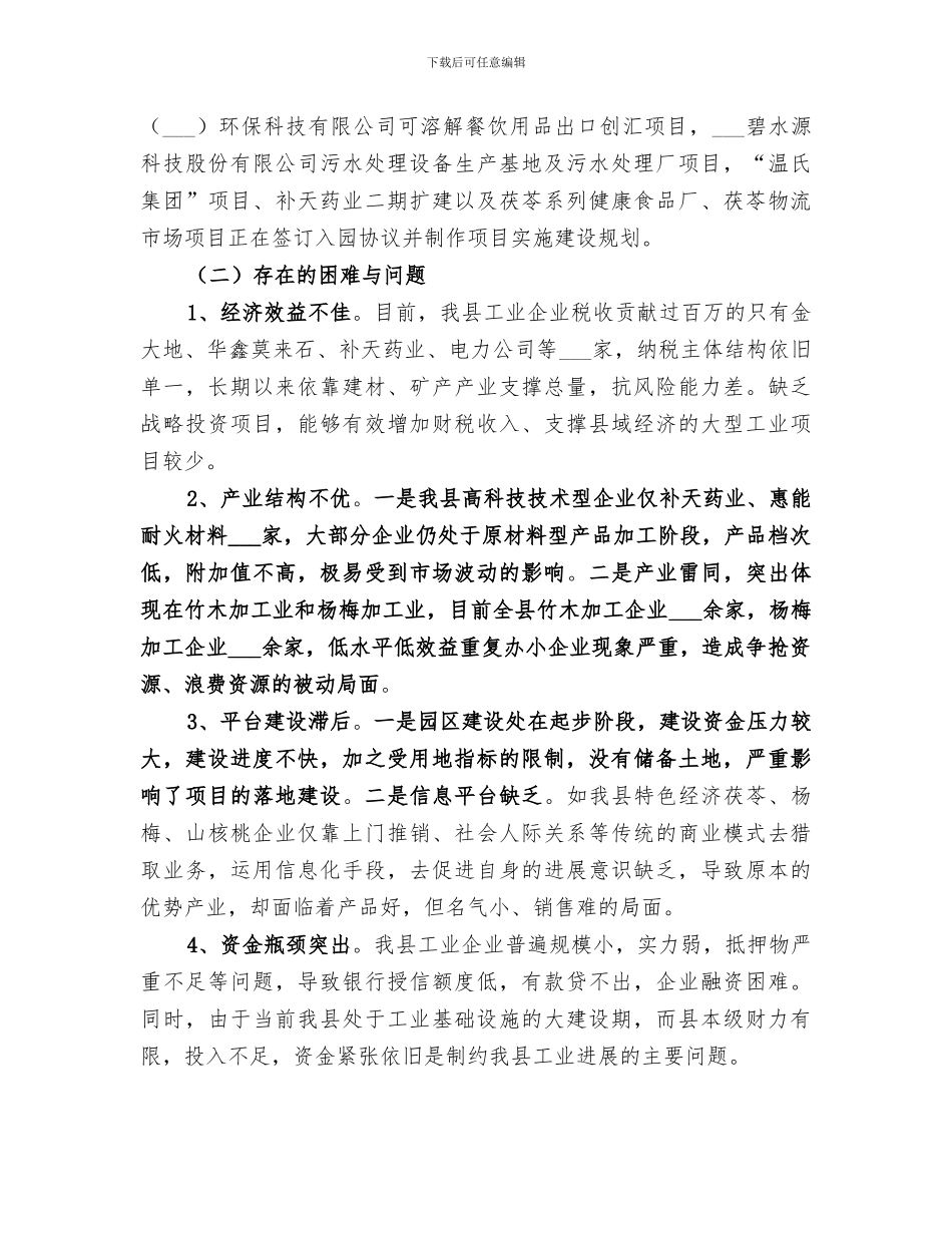 2024年工业经济局经济发展工作总结_第2页