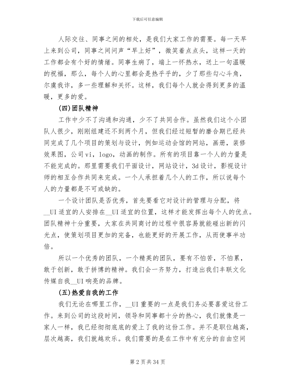 2024年平面设计工作总结报告_第2页