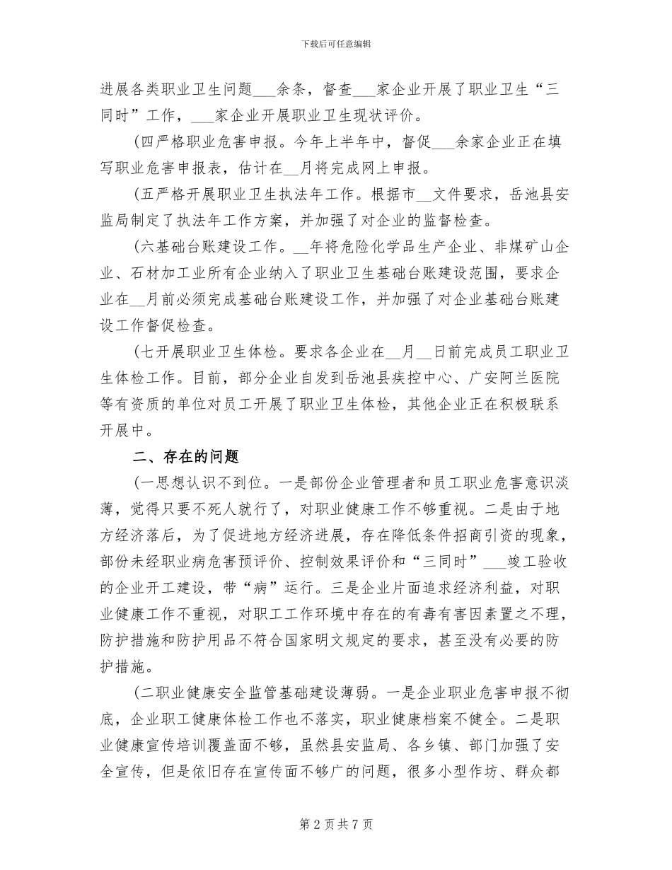 2024年度卫生工作总结_第2页