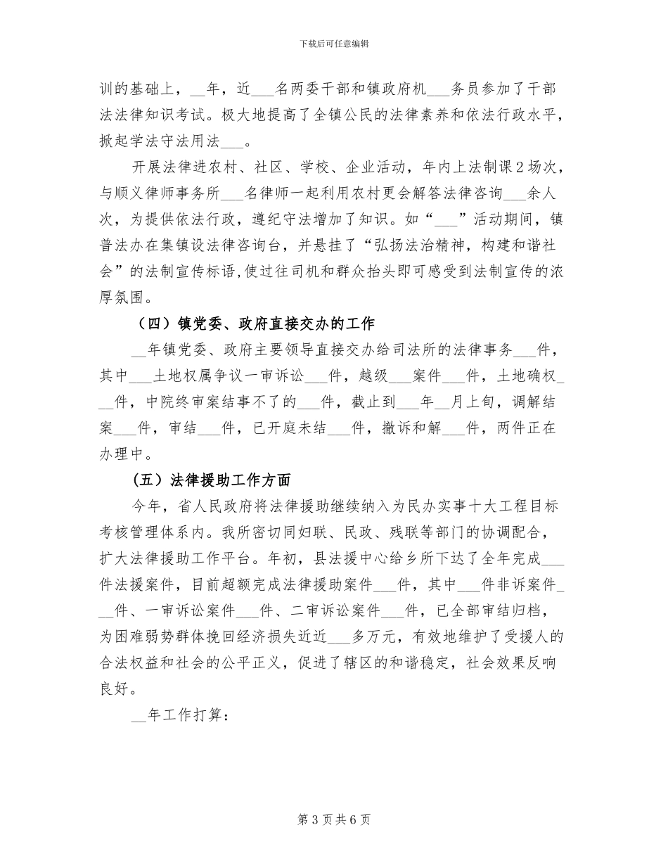 2024年度司法年度工作总结_第3页