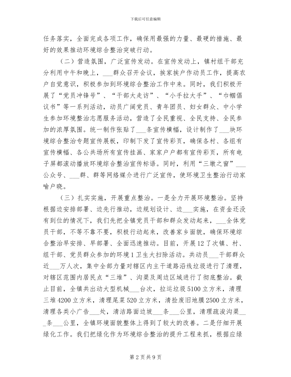 2024年度环境综合整治工作总结_第2页