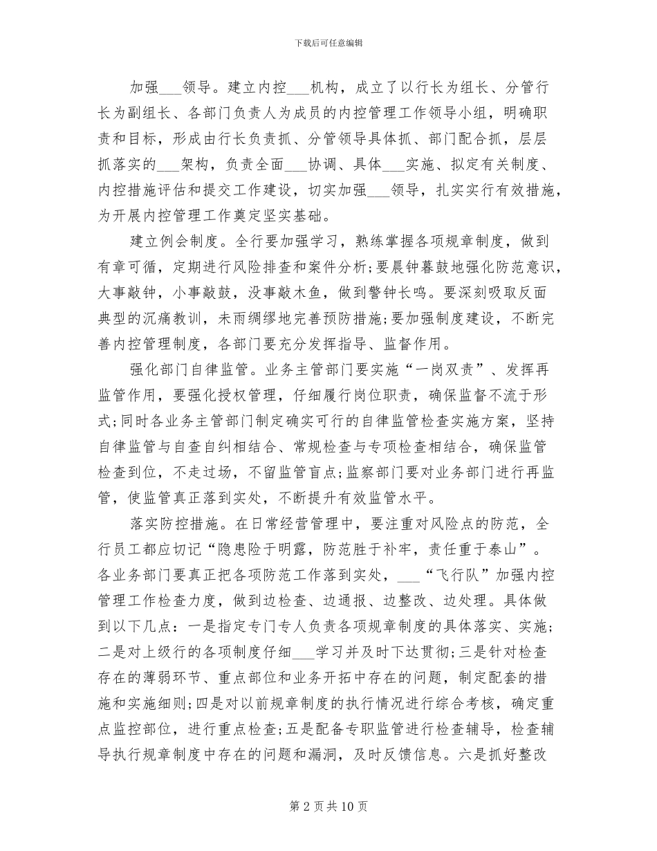 2024年度银行行长工作总结_第2页