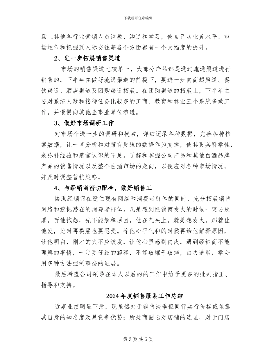 2024年度销售总监工作总结范文_第3页