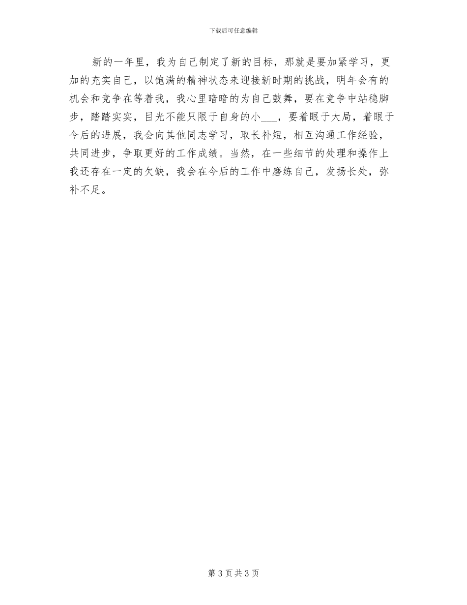 2024年建设银行员工年终工作总结_第3页