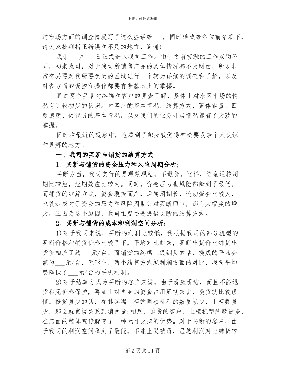 2024年手机销售工作总结与计划_第2页