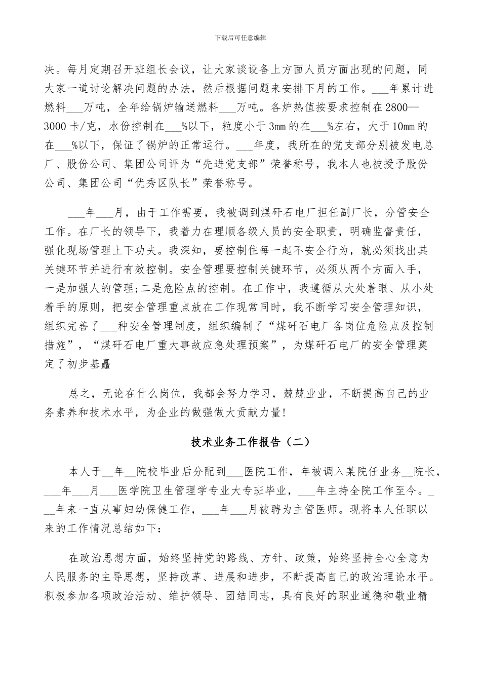 2024年技术业务工作总结_第3页