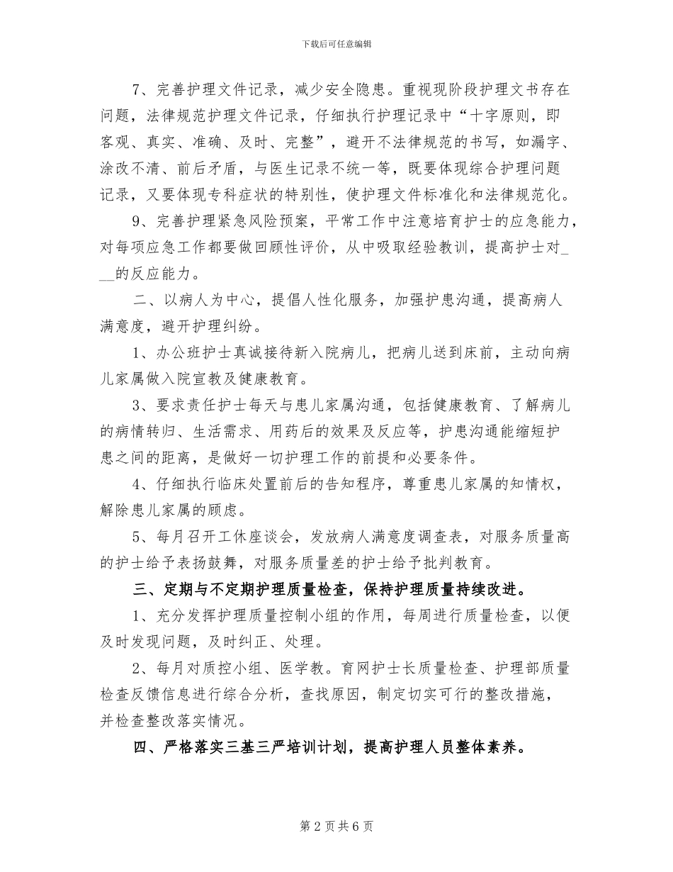 2024年护士长年底工作总结_第2页