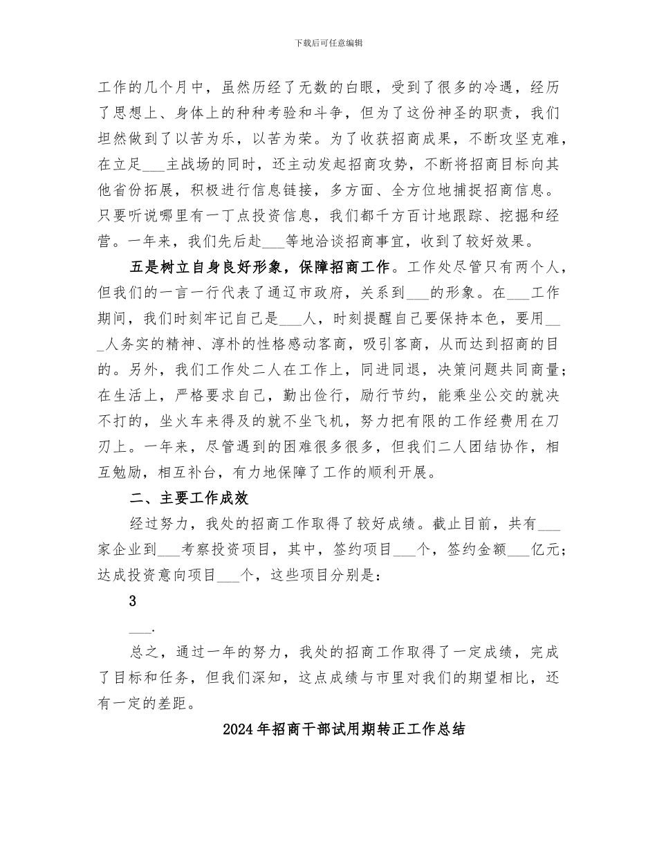 2024年招商工作总结范文_第3页