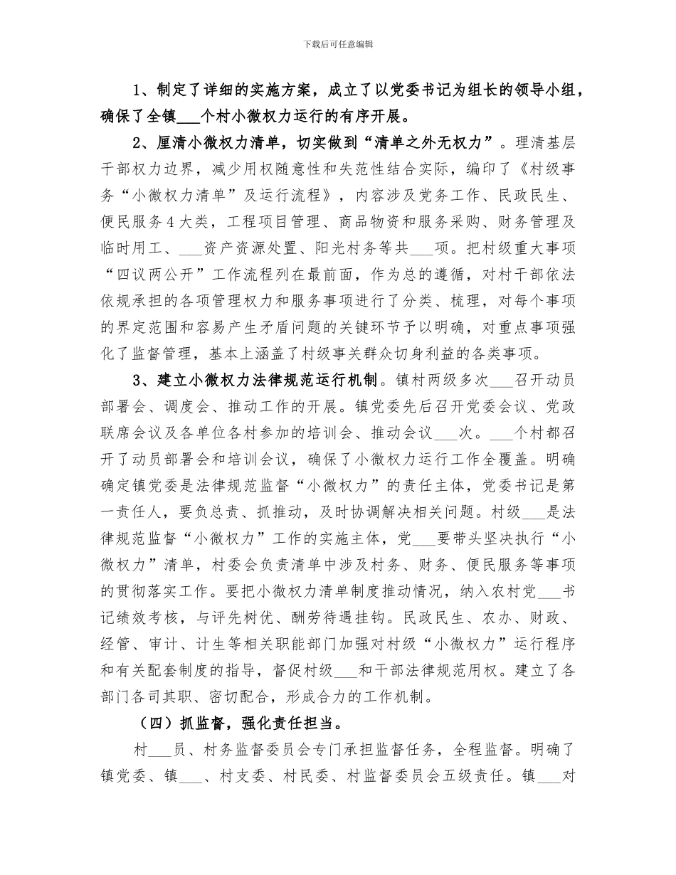 2024年推行小微权力运行工作总结_第2页