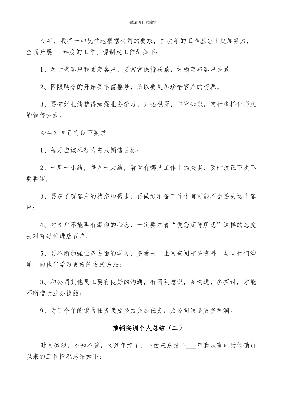 2024年推销人员个人总结范文_第2页