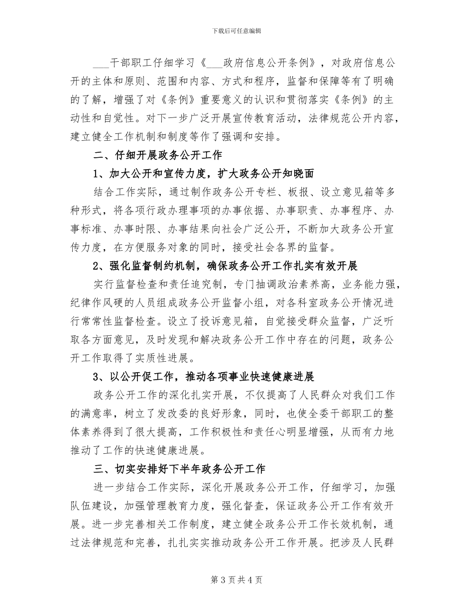 2024年政务公开个人工作总结一_第3页