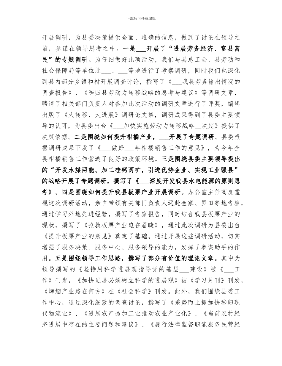 2024年政策研究工作总结_第2页