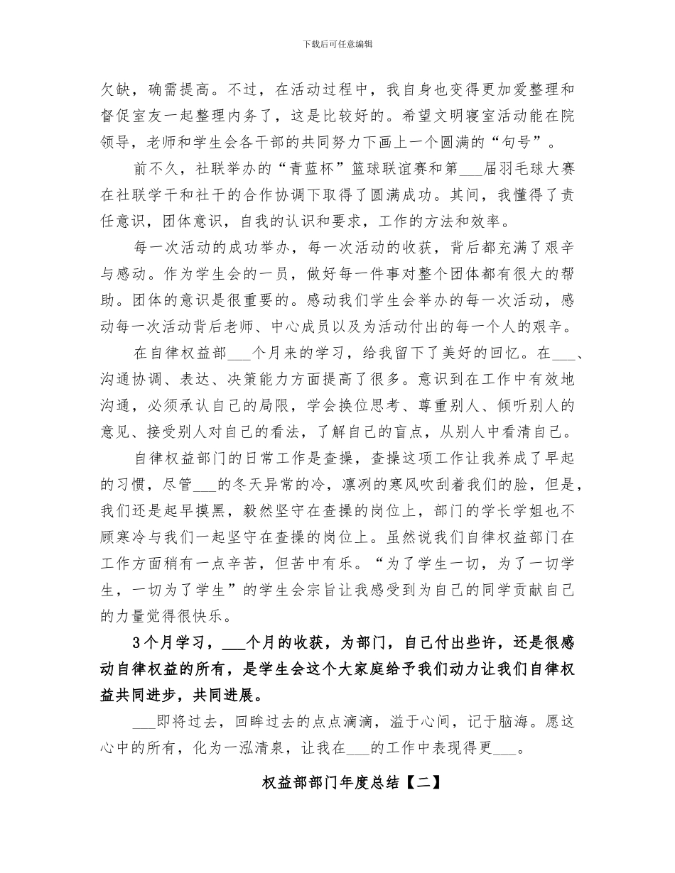 2024年权益部部门年度总结_第3页