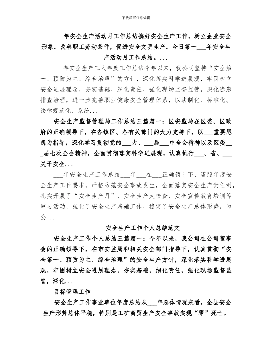 2024年村级组织安全生产总结_第3页