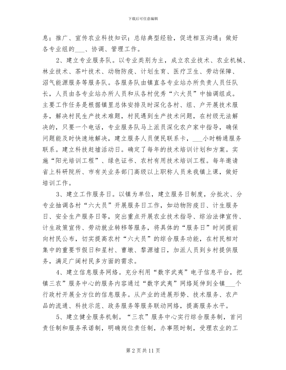 2024年村镇三农服务平台建造工作总结_第2页