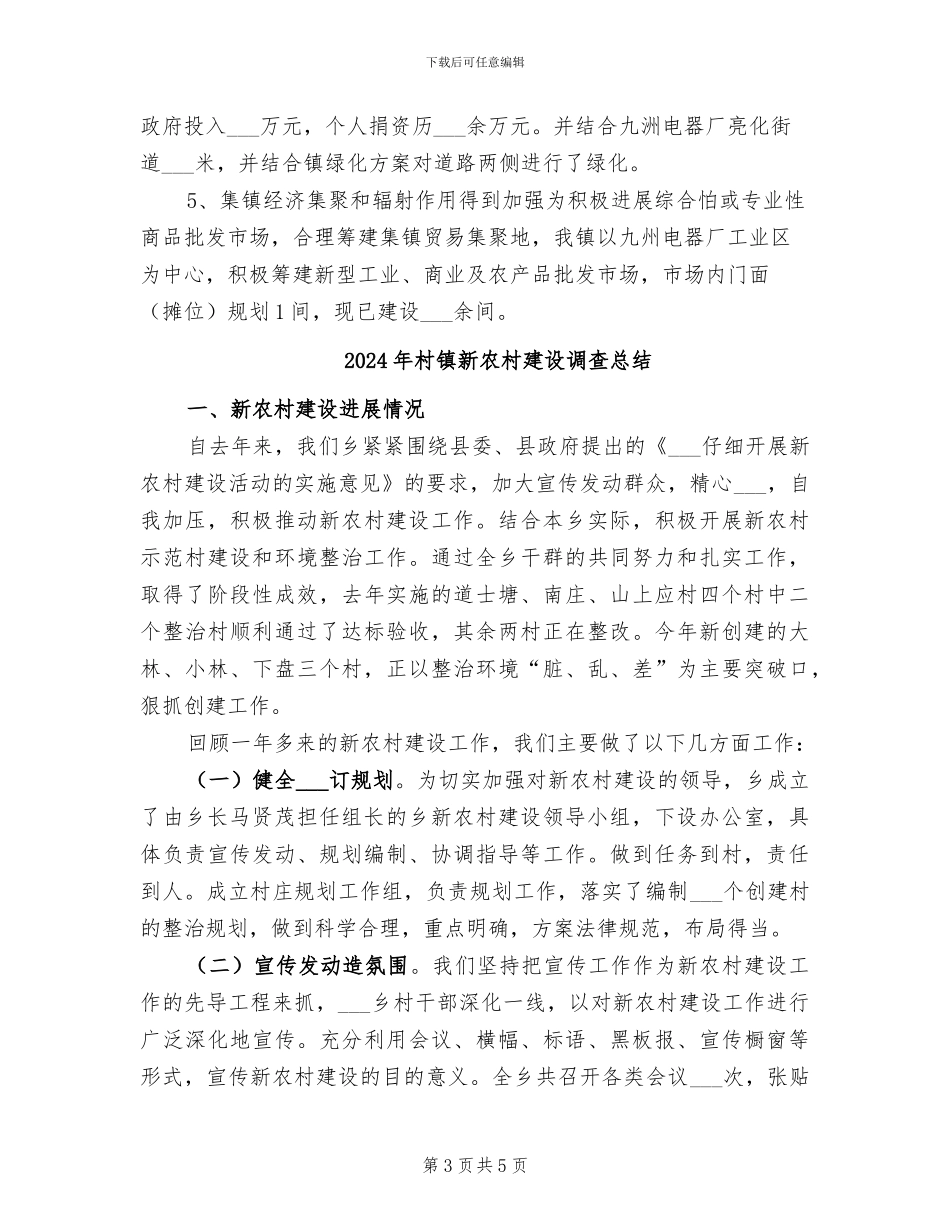 2024年村镇文明建设工作总结范文_第3页