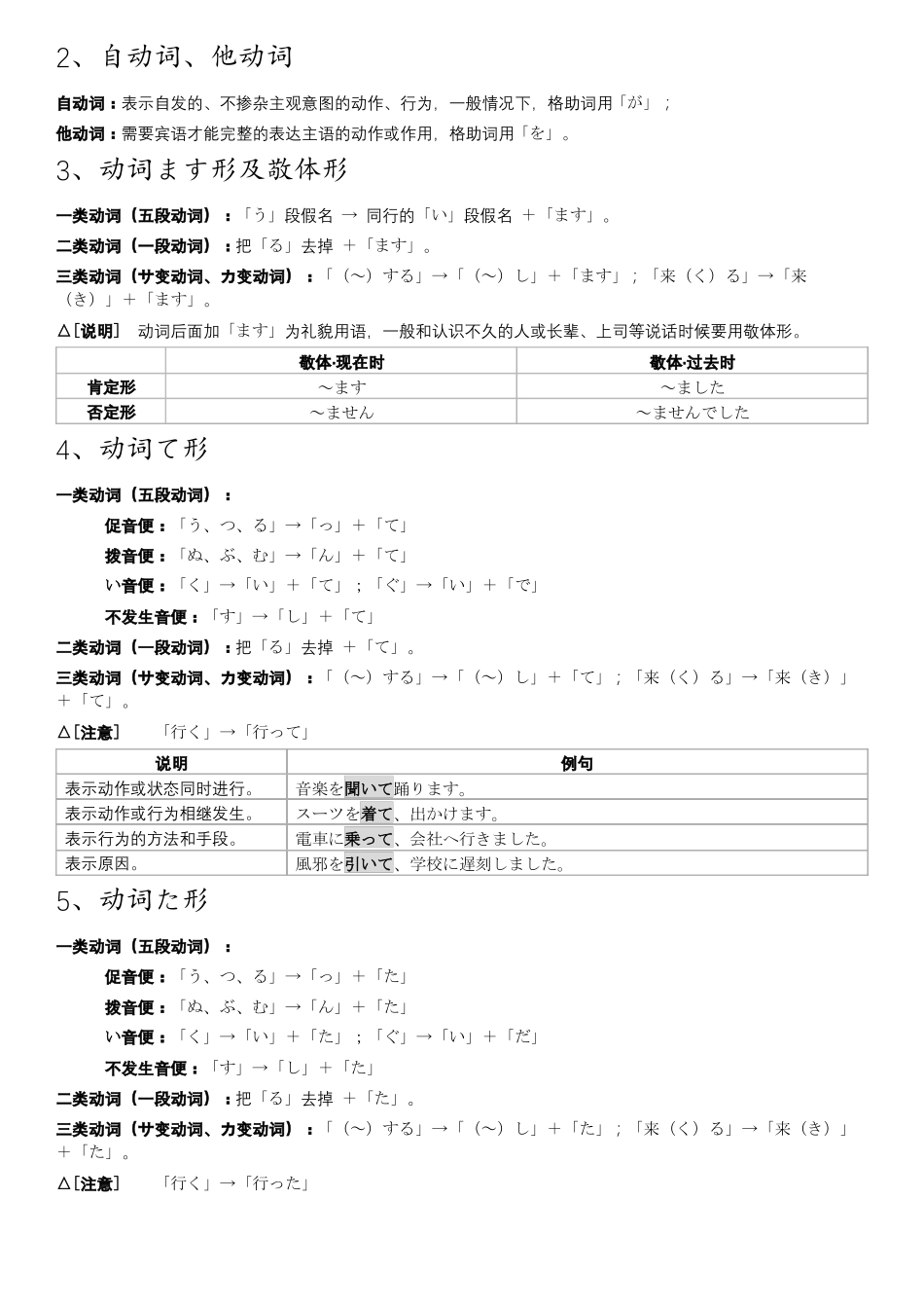 日语N5语法整理_第2页