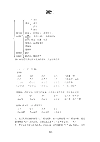 日语词性介绍