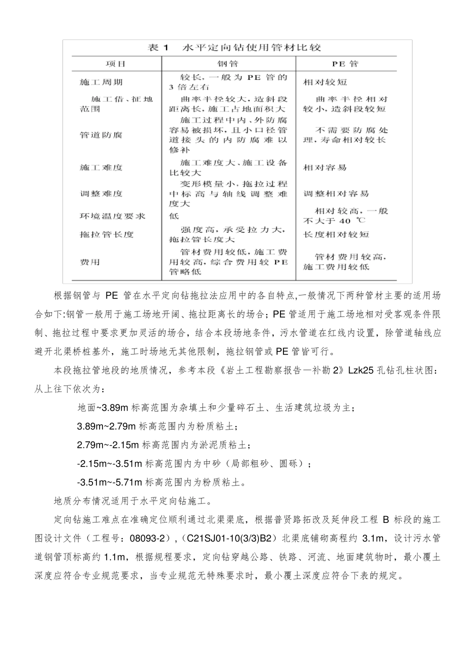 普贤路B标下穿北渠污水拖拉管方案详细计算书_第2页