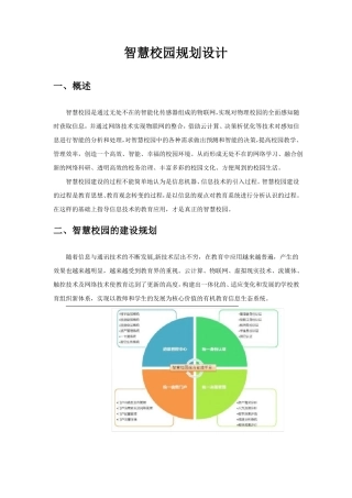 智慧校园规划详解