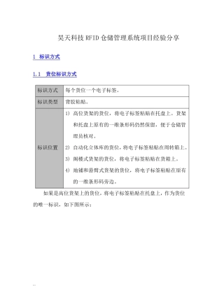 智能仓储方案设计模板【新版】