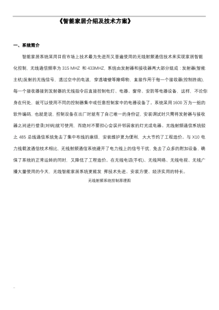 智能家居技术方案书