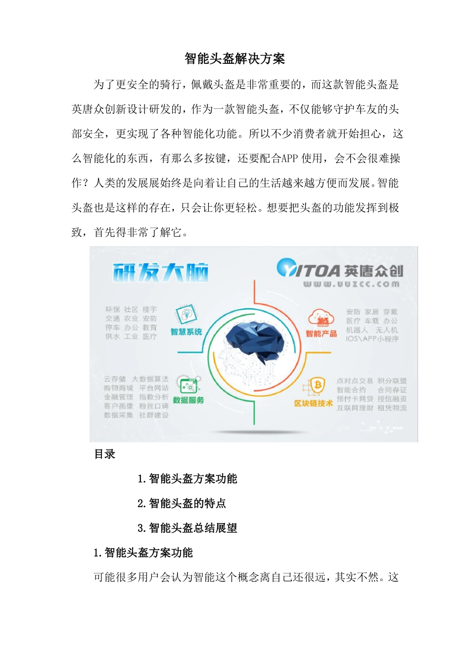 智能头盔解决方案_第1页