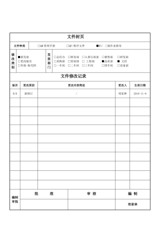 最全仪器设备内校作业规程附内校记录表
