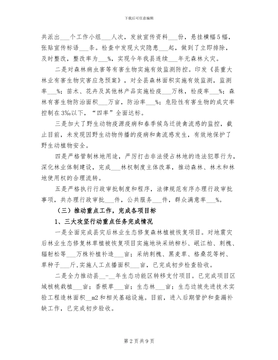 2024年林业科协工作总结_第2页