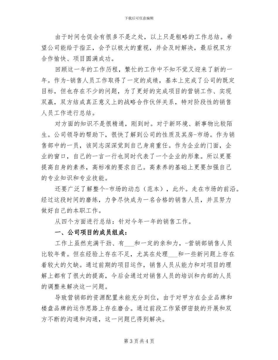 2024年某销售员年末总结_第3页