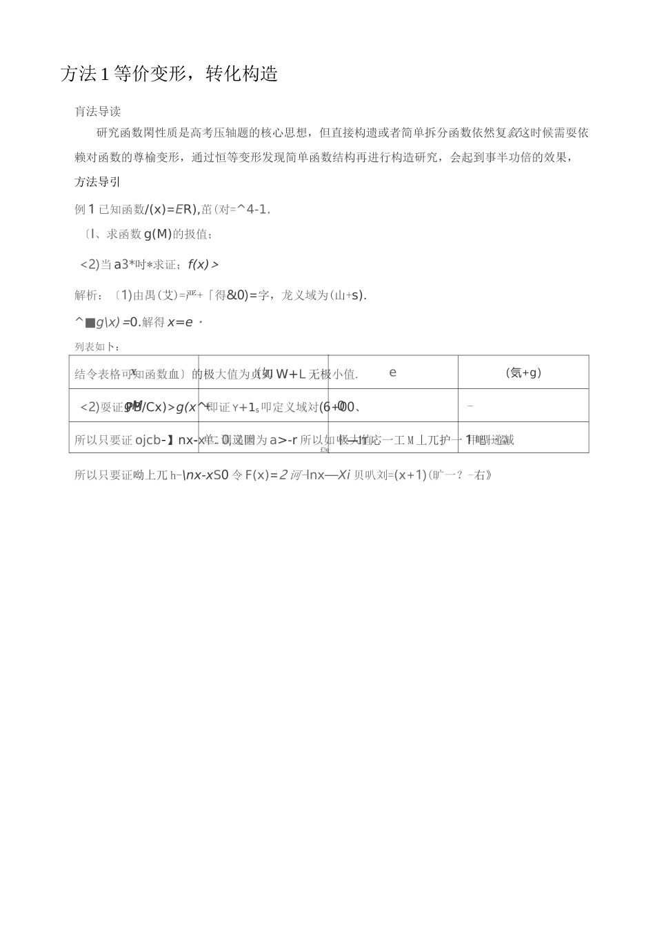 导数压轴题十种构造方法及解题方法_第2页