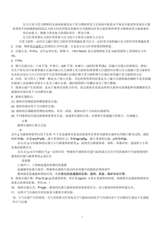 初中物理-压强典型例题