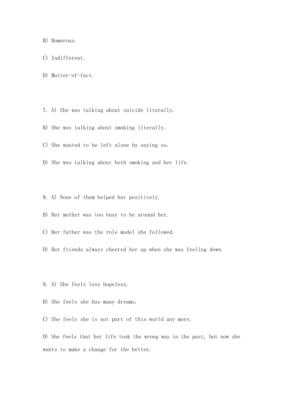 上海交大英语水平测试及答案详解_第3页