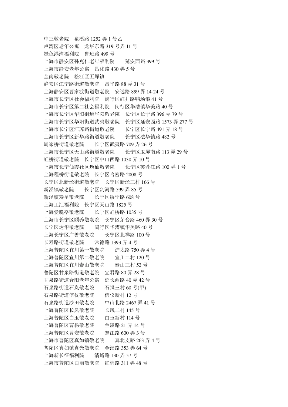 上海养老院一览表_第2页
