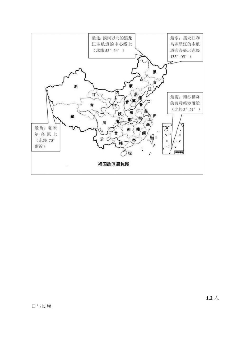 上海初中地理会考知识点汇总七年级第一学期_第3页