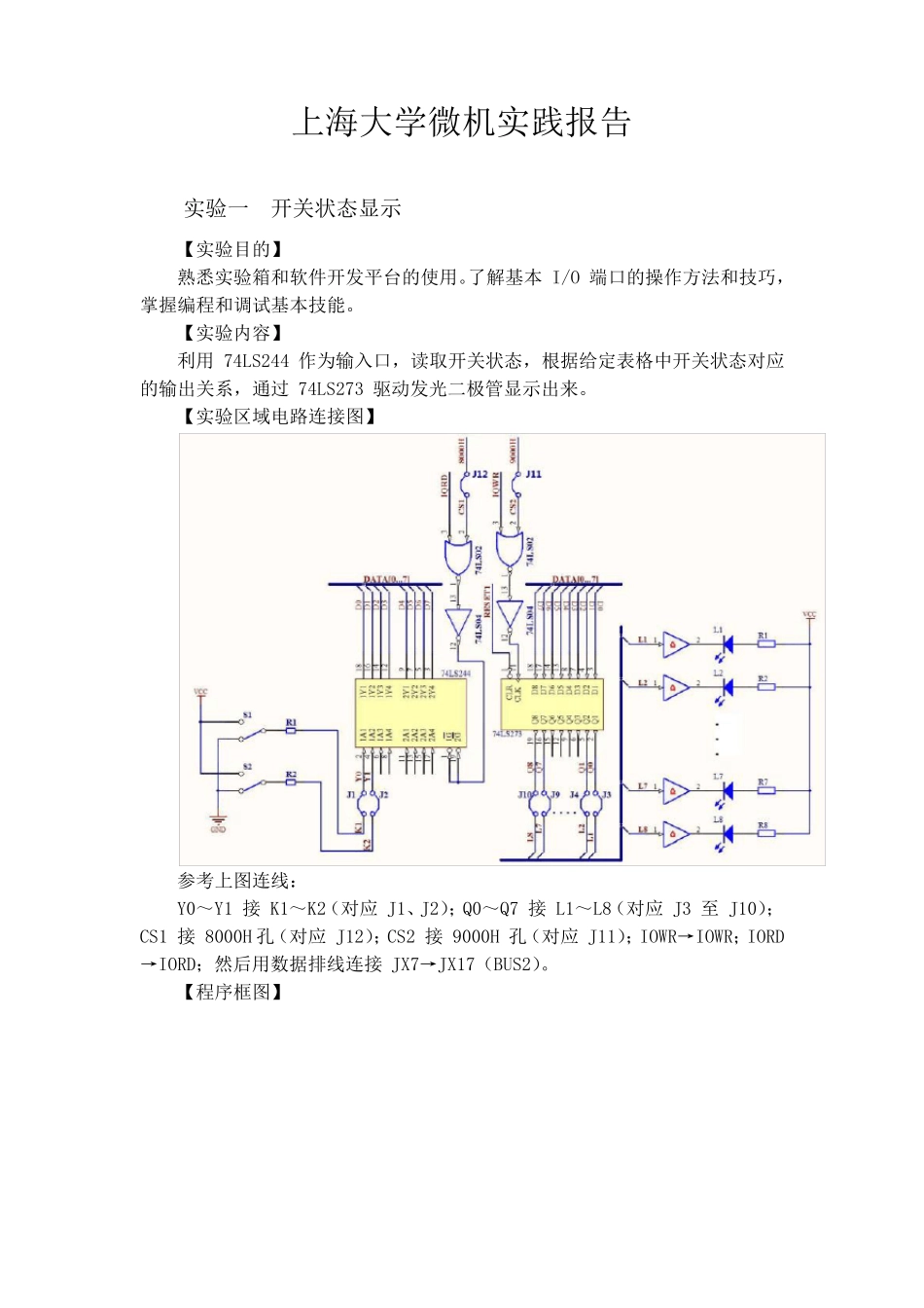 上海大学微机实践报告_第1页
