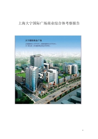 上海大宁国际广场分析