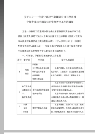 上海市中级工程师职称评定条件