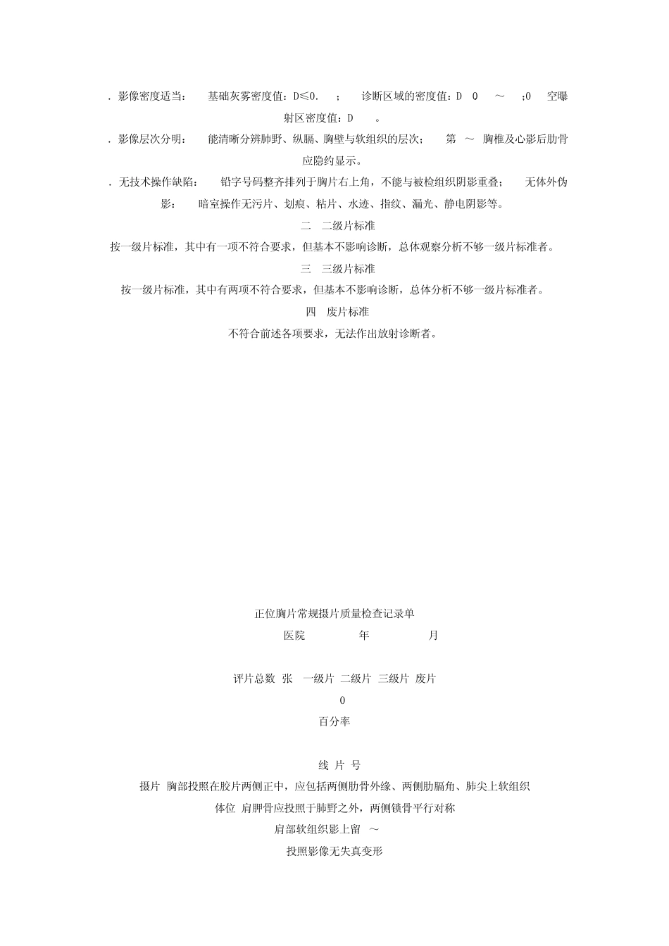 上海市放射诊断质量控制标准_第2页