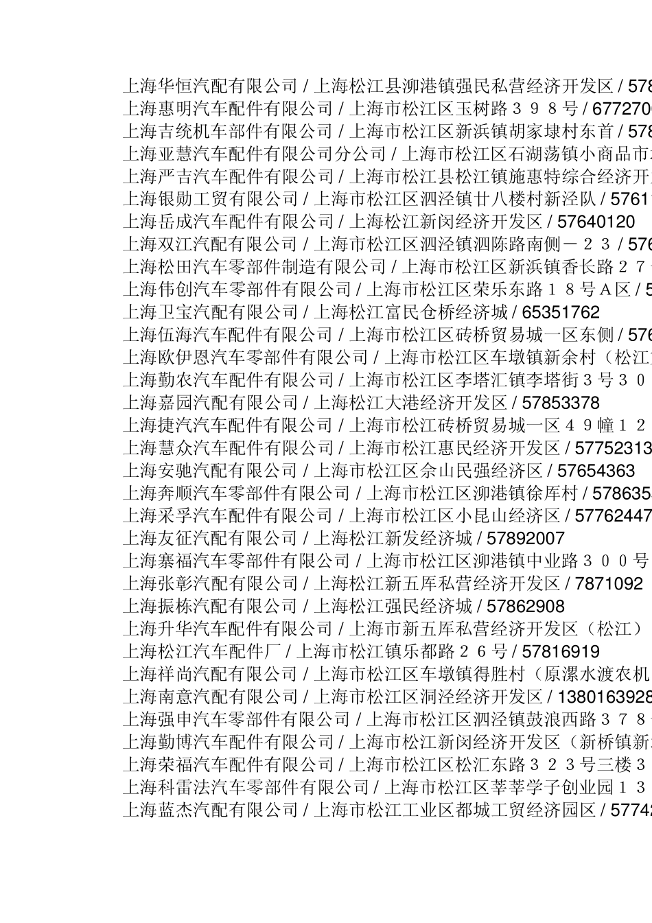 上海市汽车配件厂家_第3页