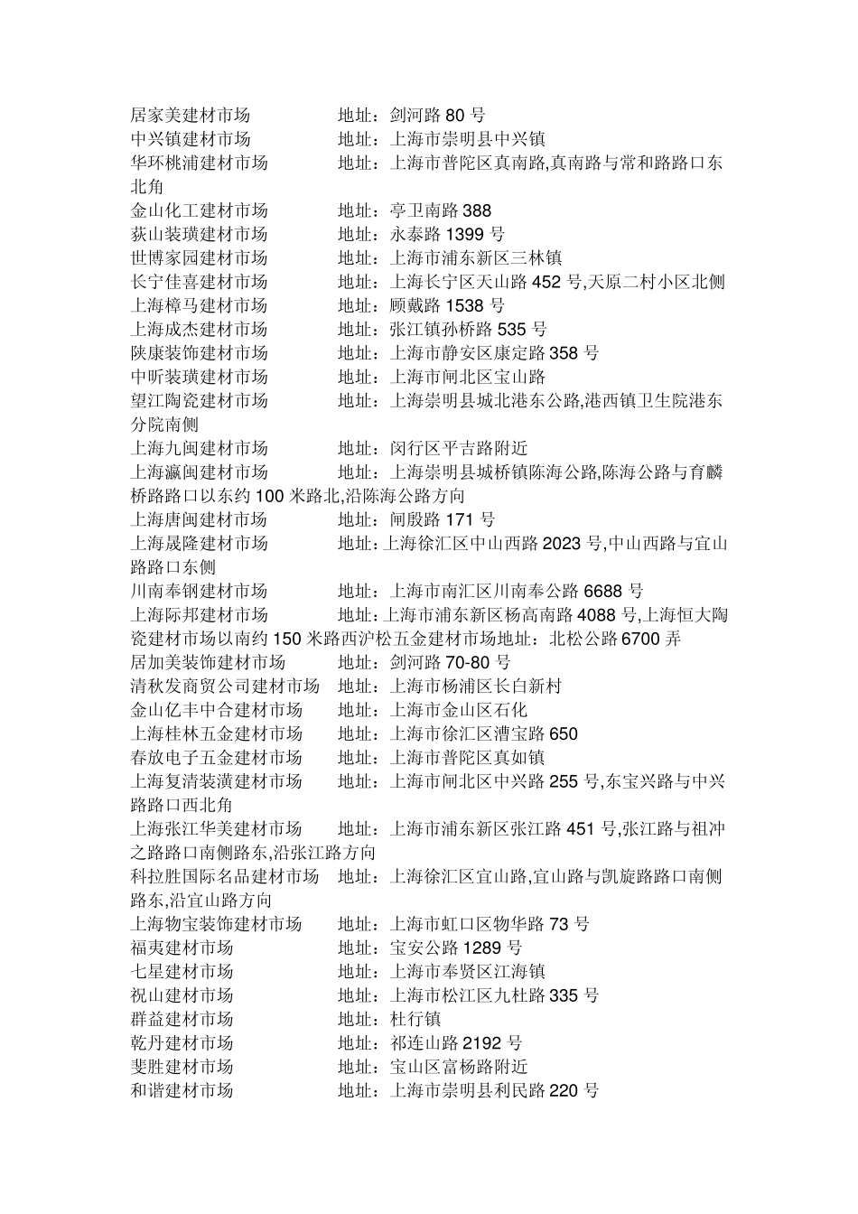 上海建材市场地址_第2页